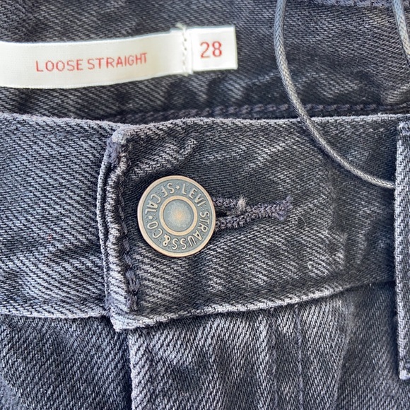 New Levi’s premium black loose straight jeans - Picture 9 of 9